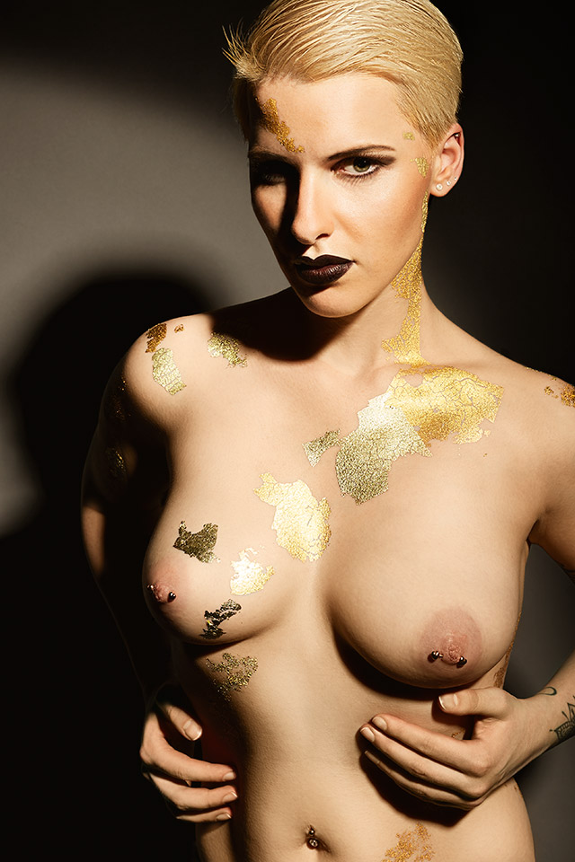 Editorial Portraits 4 Elements - Gold - Fabienne